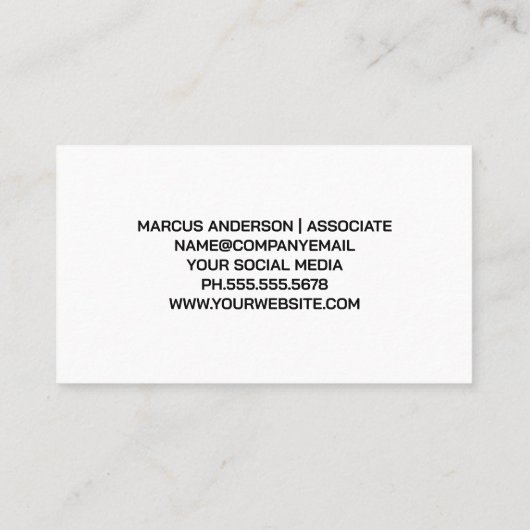 Carte De Visite Vue de table | Sciage | Bois coupé (Dos)