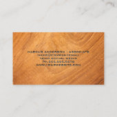 Carte De Visite Vue de table | Sciage | Jardin de bois (Dos)