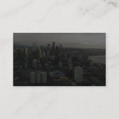 Carte De Visite Vue de ville de Seattle à partir de dessus (Dos)