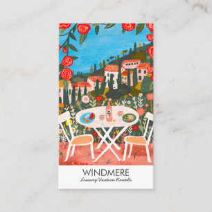 Carte De Visite Vue depuis Terrace Location de vacances Realtor QR