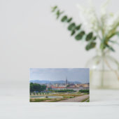 Carte De Visite Vue Du Belvedere Sur Vienne Autriche (Debout devant)