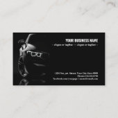 Carte De Visite Vue frontale d'une voiture générique et sans marqu (Dos)