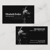 Carte De Visite Vue frontale d'une voiture générique et sans marqu (Devant / Derrière)