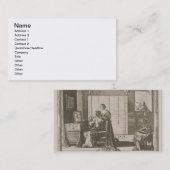 Carte De Visite Vue, gravée par l'artiste, c.1630-40 (engravin (Devant / Derrière)
