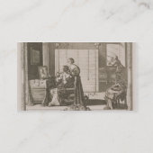 Carte De Visite Vue, gravée par l'artiste, c.1630-40 (engravin (Dos)
