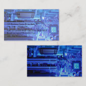 Carte De Visite Vue intérieure du processeur (Devant / Derrière)