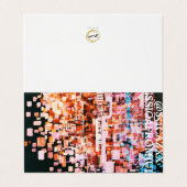 Carte De Visite Vue nocturne depuis Flight Mug (Extérieur déplié)