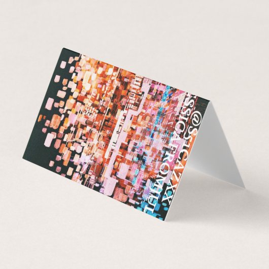 Carte De Visite Vue nocturne depuis Flight Mug (Devant)