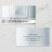 Carte De Visite Vue Perspective des solutions d'éclairage à LED (Devant / Derrière)