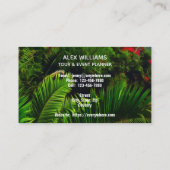 Carte De Visite Vue tropicale 0828 (Dos)