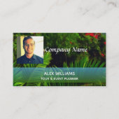 Carte De Visite Vue tropicale 0828 (Devant)