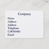 CARTE DE VISITE VUES DES ALLES (Dos)