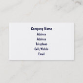 CARTE DE VISITE VUES DES ALLES (Dos)