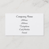 CARTE DE VISITE VUES DES ALLES (Dos)