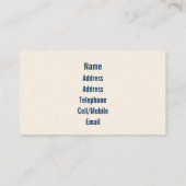 CARTE DE VISITE VUES DES ALLES (Dos)