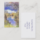 CARTE DE VISITE VUES SUR L'ANGLETERRE (Devant / Derrière)