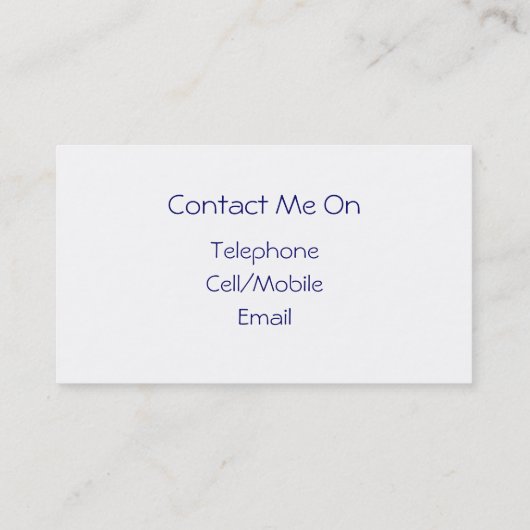 CARTE DE VISITE VUES SUR L'ANGLETERRE (Dos)