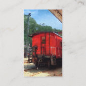 Carte De Visite Wagon de queue (Dos)