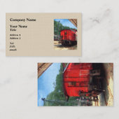 Carte De Visite Wagon de queue (Devant / Derrière)