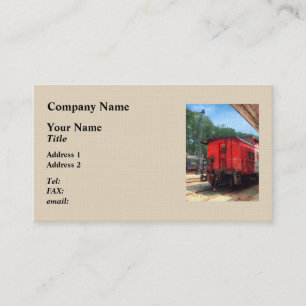 Carte De Visite Wagon de queue