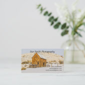 Carte De Visite Wagon, Outhouse, Grange, Bison Américain, Buffalo (Debout devant)