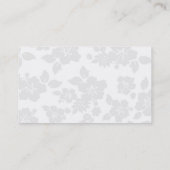 Carte De Visite Wagon-restaurant américain de style (Dos)