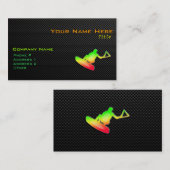 Carte De Visite Wakeboarder lisse (Devant / Derrière)