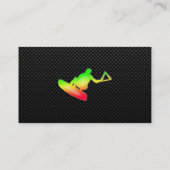 Carte De Visite Wakeboarder lisse (Dos)