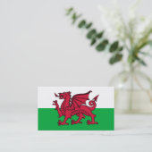 Carte De Visite Wales Dragon (Debout devant)
