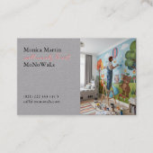 Carte De Visite Wall Mural Painter  (Devant)
