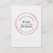 Carte De Visite Wall Painter  (Devant)