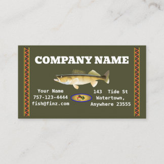 Carte de visite Walleye