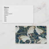 Carte De Visite Wallpaper la conception, par le studio argenté, (Devant / Derrière)