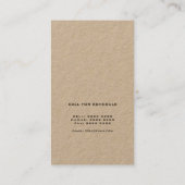 Carte De Visite Warehouse Heavy Lifting Fork Lift Driver Operator (Dos)