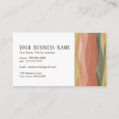 Carte de visite Warm Waves 3 Carte de visite (Dos)