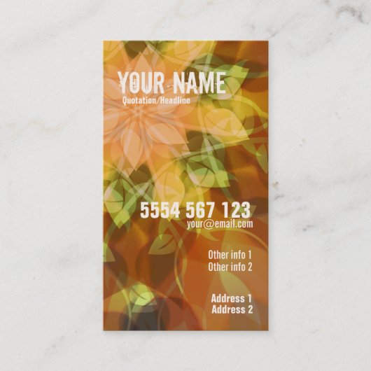 Carte de visite Warmania (Devant)