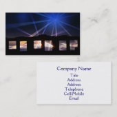 CARTE DE VISITE WARTIME GHOSTS WALTS UK (Devant / Derrière)