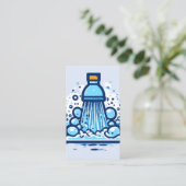 Carte De Visite WASH with QR code (Debout devant)