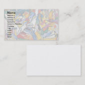 Carte De Visite Wassily Kandinsky - Composition II Art Abstrait (Devant / Derrière)