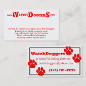 Carte De Visite WatchDoggers ! (Devant / Derrière)