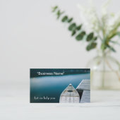 Carte De Visite Water Boot Laissez-nous vous aider (Debout devant)