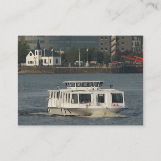 Carte De Visite Water Bus, Cardiff Bay (Devant)