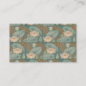 Carte De Visite Water Lys Lily Art Nouveau Nature (Dos)