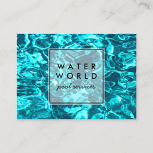 Carte De Visite Water Sparkings Piscine Service Photo Tourisme