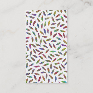 Carte De Visite Watercolor Dream Catcher Wild Feathers Business Ca