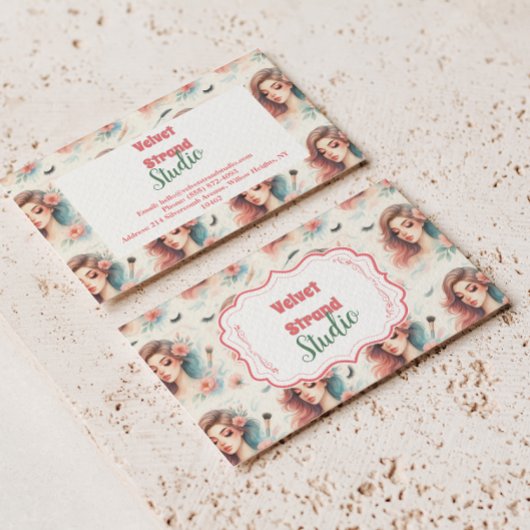 Carte De Visite Watercolor Lash Artist