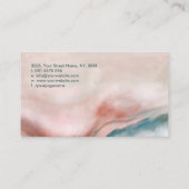 Carte De Visite Watercolor Marble (Dos)