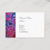 Carte De Visite Watercolor Rainbow (Dos)