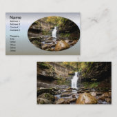 Carte De Visite Waterfall on the Rock (Devant / Derrière)