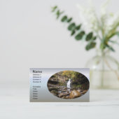 Carte De Visite Waterfall on the Rock (Debout devant)